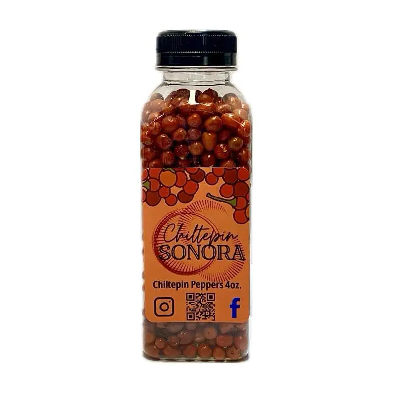 Dried Chiltepin Peppers - Whole, Hand-Harvested Sonoran Chile Tepin, Extra Hot Natural Flavor Spice for Cooking