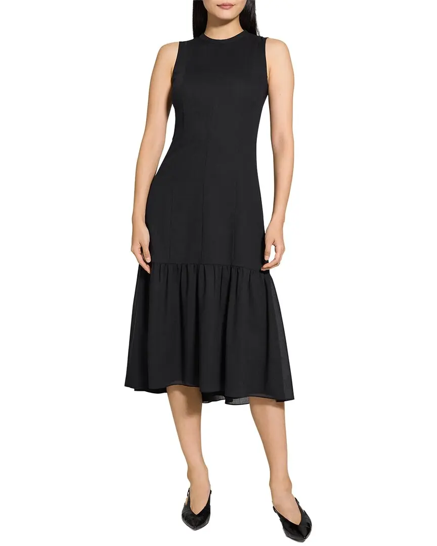 Theory Tie Neck Dress