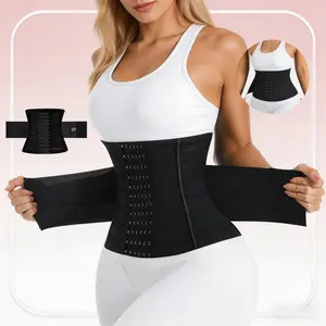 women's summer breathable shapewear waist belt, double-buckle shapewear waist cincher, tummy control and waist support belt