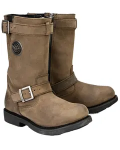 Milwaukee Leather Women's 10" Classic Engineer Motorcycle Boot Round Toe - Mbl9354