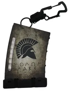 TeeMags Spartan Golf Tee Holder & ParSkins Vinyl Wrap
