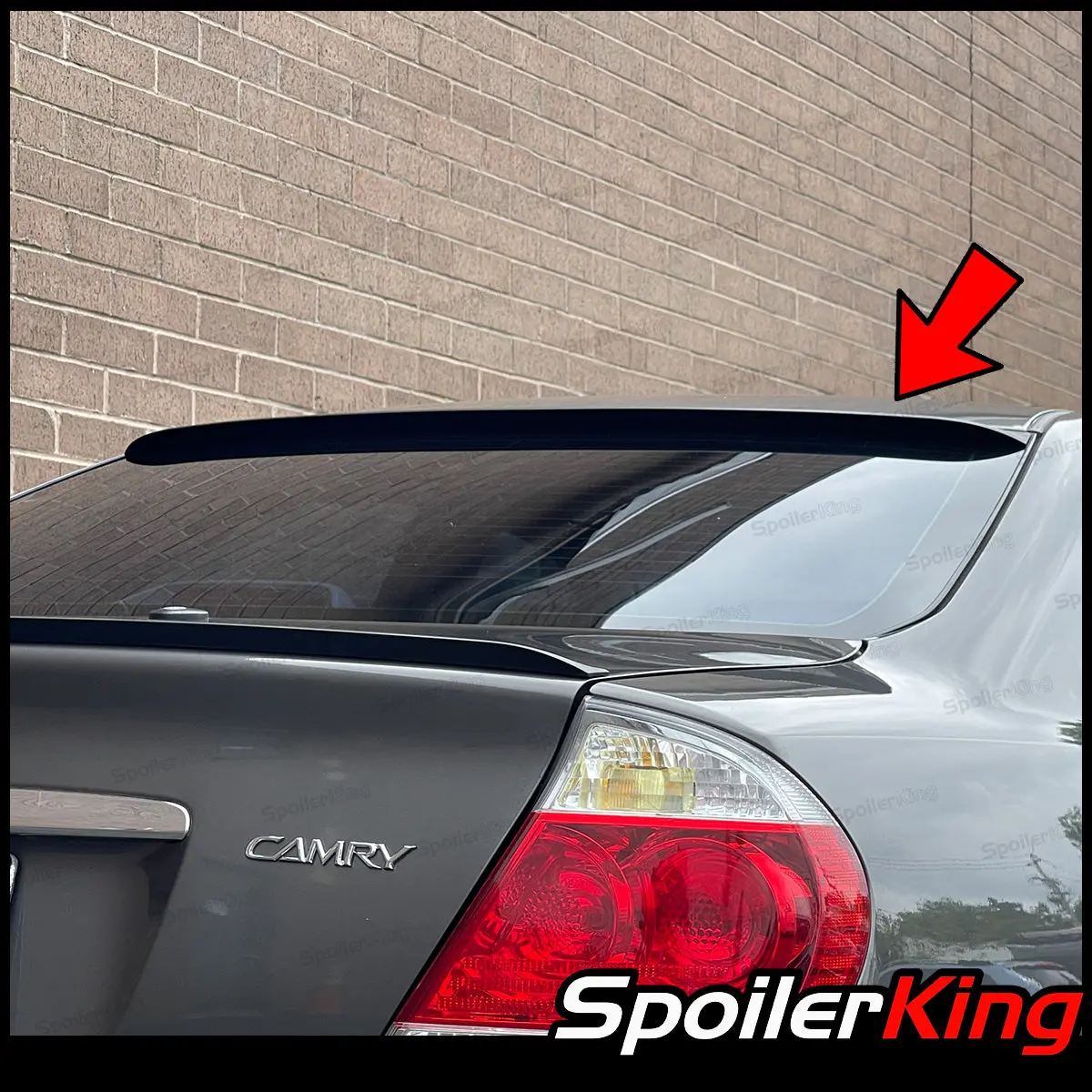 Spoiler King Polyurethane Rear Window Roof Spoiler (284R) for Toyota Camry 2002-2006, Auto Body & Frame Replacement Part