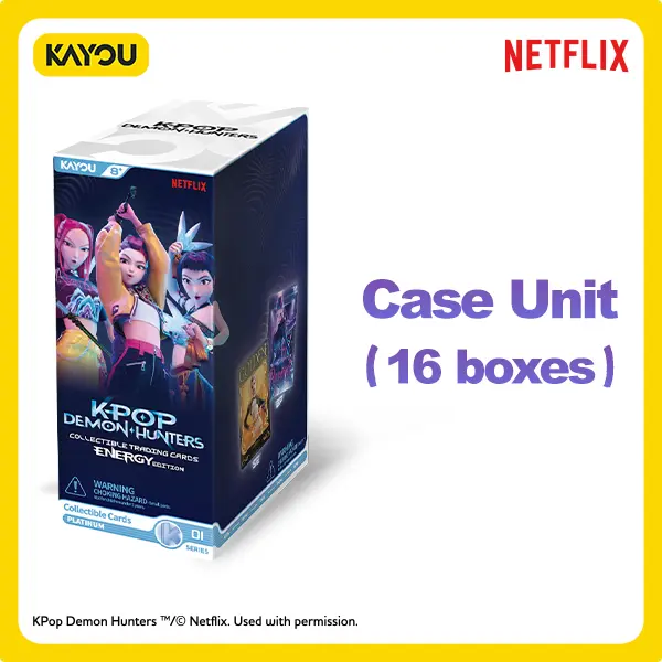 Live Opening-One Sealed Case-KPop Demon Hunters-Collectible Trading Cards-Energy Edition-001-NA-Series 1-A(16 Boxes)