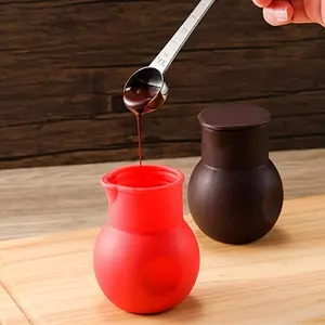 3-pack household silicone chocolate melting pot microwave oven suitable butter cheese melter candy sauce caramel heating mold baking DIY chocolate melting tool