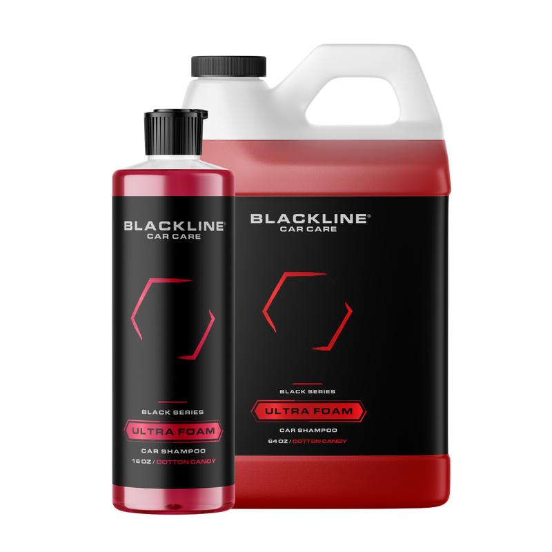 BLACKLINE® ULTRA FOAM - High-Foaming pH-Neutral Car Soap - Perfect for Foam Cannons & Bucket Washes, Green Apple Scent, Safe on All Vehicle Finishes