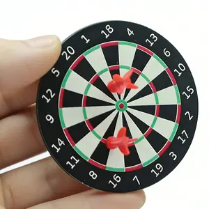 Miniature Dollhouse Target Set, Darts Board, 1/8 1/12 Scale, DIY Miniature Toys, Role-Playing Game Accessories, Perfect for Collectors and Enthusiasts