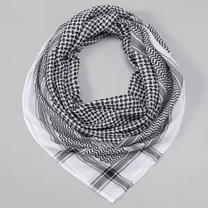 Shemagh/Keffiyeh White and Black