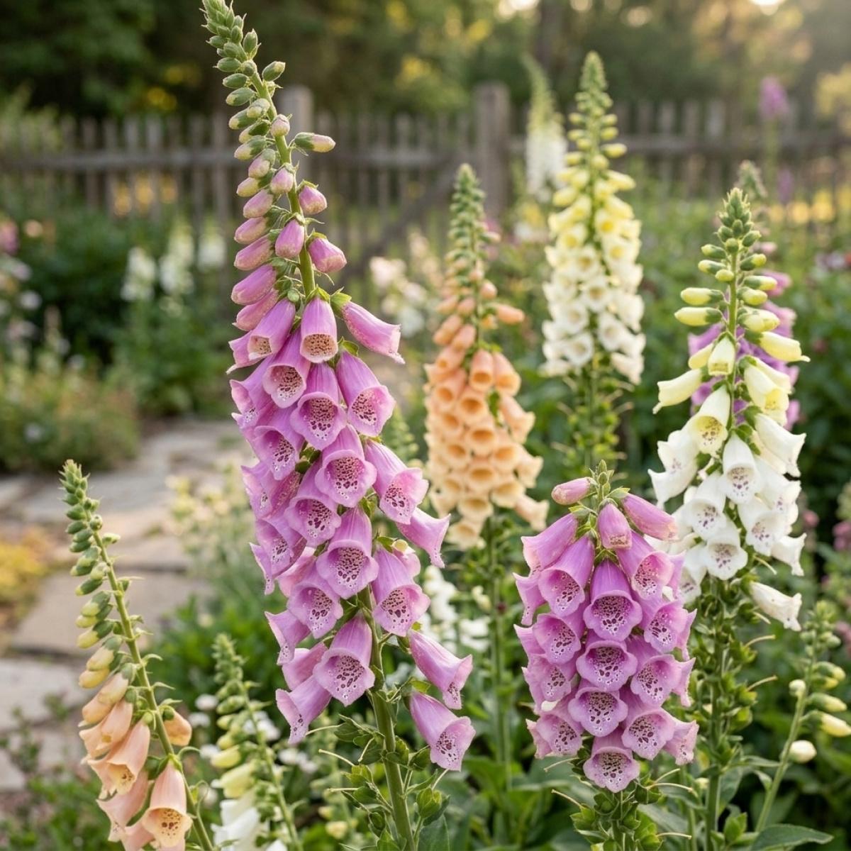 Non-GMO Digitalis Seeds for Flower Lovers Easy to Plant Perennial Flower Seeds for Garden Landscaping Attract Butterflies Bees Beautiful Blooms All Season