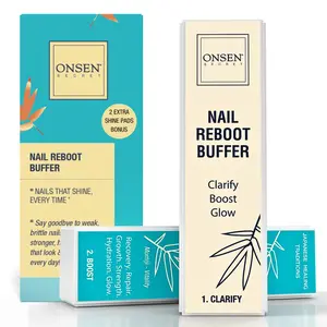Onsen Secret – Nail Reboot Buffer | 4-Way Buffing for Natural Shine & Growth