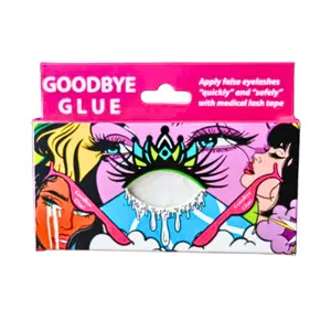 Goodbye Glue Mini Packs - 30-Count Women's Eyelash Strips with 3M Easy Adhesive Water-Resistant Chemical-Free Glue-Free Application Skin-Friendly Ideal for Sensitive Eyes Made in USA