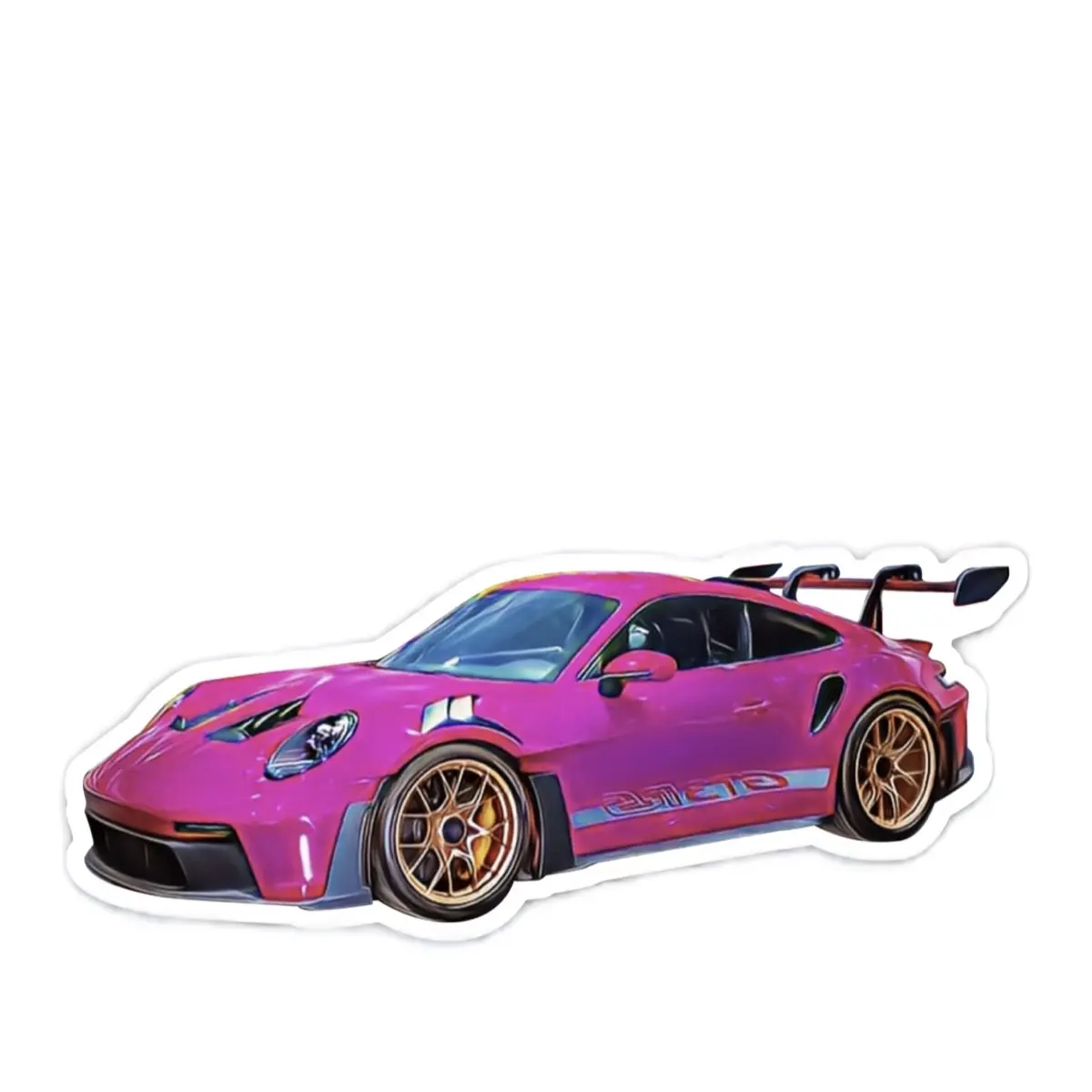Porsche 992 GT3RS Sticker