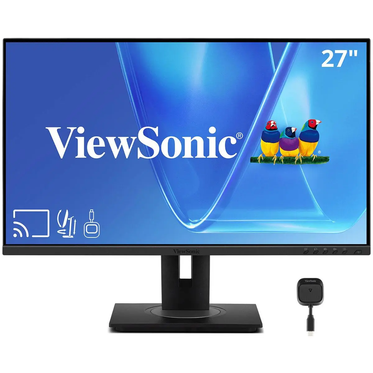 ViewSonic VG2748N 27" 16:9 Full HD 100Hz Wireless Casting USB-C IPS LED Monitor