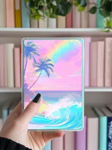 Kindle/ Fire/ Kobo Insert or Bookmark Paperwhite - Oceanside Theme, Book Lover, Romance, Ideal for Book Lovers, Beach reading