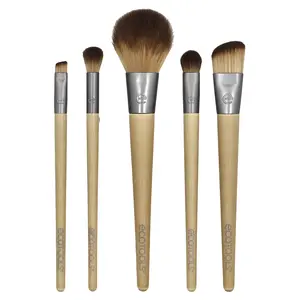 EcoTools Start The Day Beautifully Brush Set, 5 Piece Set & Storage Tin