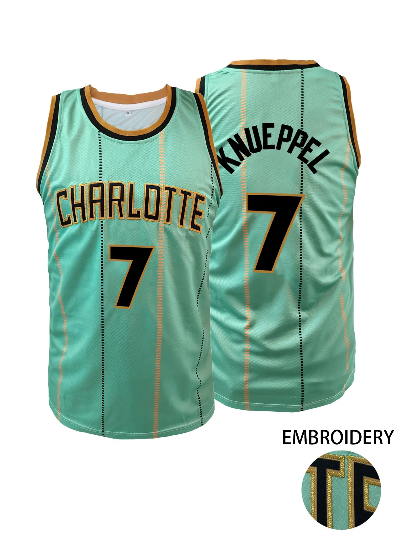 High Quality Men's #7 Stitched Basketball Jersey, Lightweight Jersey, Breathable Sleeveless Basketball Vest, Loose Basketball Uniform for Training and Competition,Casual Wear, Sports Tops, Athletic Tops