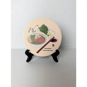 Vietnamese Pho Ceramic Coaster