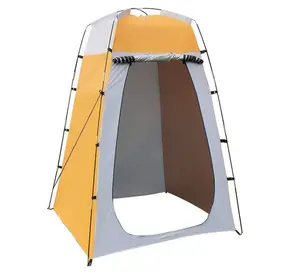 Portable Camping Shower Tent 47" x 71" (120x180cm), Waterproof Privacy Shelter with Carry Bag, Quick Set Up Outdoor Changing Room for Camping, Beach, Toilet, Fishing
