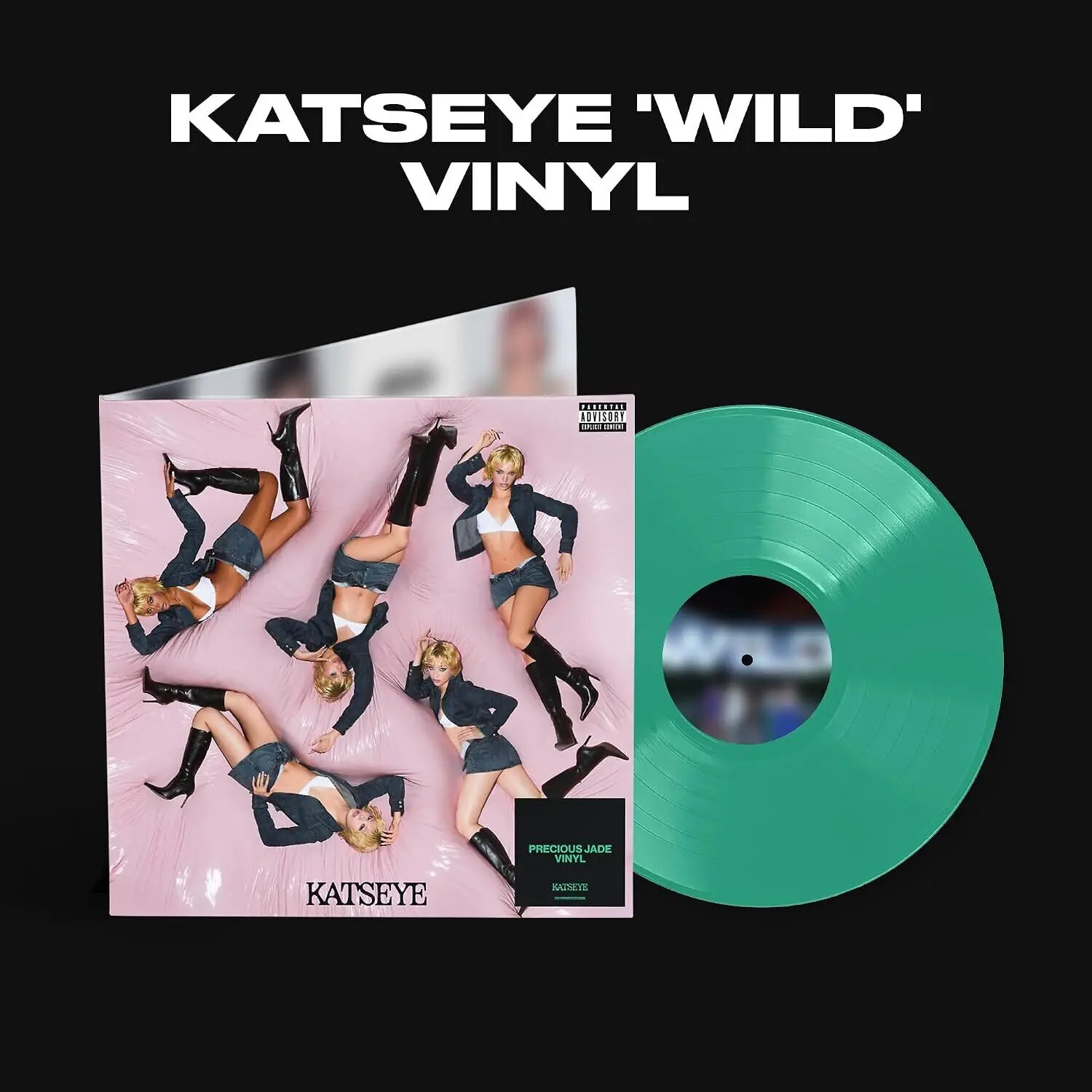 Katseye - Wild LP Vinyl Record, 2026 Edition, Explicit, Colored Vinyl, Gatefold Jacket, Photos