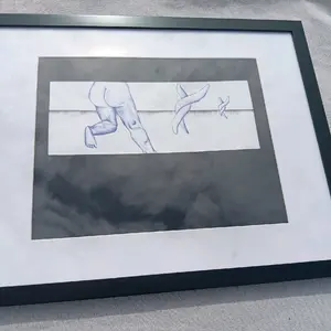 Art by Omar Kdna, Prison Drawing