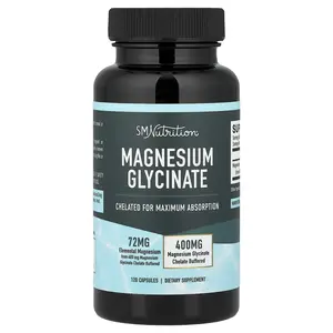 SMNutrition Magnesium Glycinate , 120 Capsules (36 mg Per Capsule)