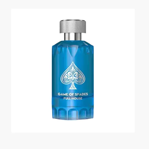 Jo Milano Game Of Spades Full House U Unisex EDP Cologne Spray - 3.4oz Rich and Aromatic Spicy Wood Scent, Glass Bottle, Ceylon Cinnamon, Ginger, Fresh Citrus, Ambroxan Base, for Unisex Wear