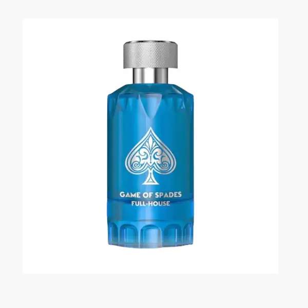 Jo Milano Game Of Spades Full House U Unisex EDP Cologne Spray - 3.4oz Rich and Aromatic Spicy Wood Scent, Glass Bottle, Ceylon Cinnamon, Ginger, Fresh Citrus, Ambroxan Base, for Unisex Wear