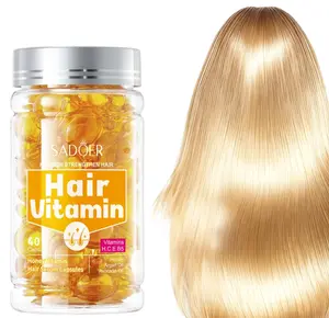 Honey Vitamin Hair Care Essence Capsules, Natural Honey And Multiple Vitamins Nourish Hair, Moisturize Dry Hair, Reduce Frizz, Light Oil Texture Absorbs Quickly, Suitable For Daily Maintenance.