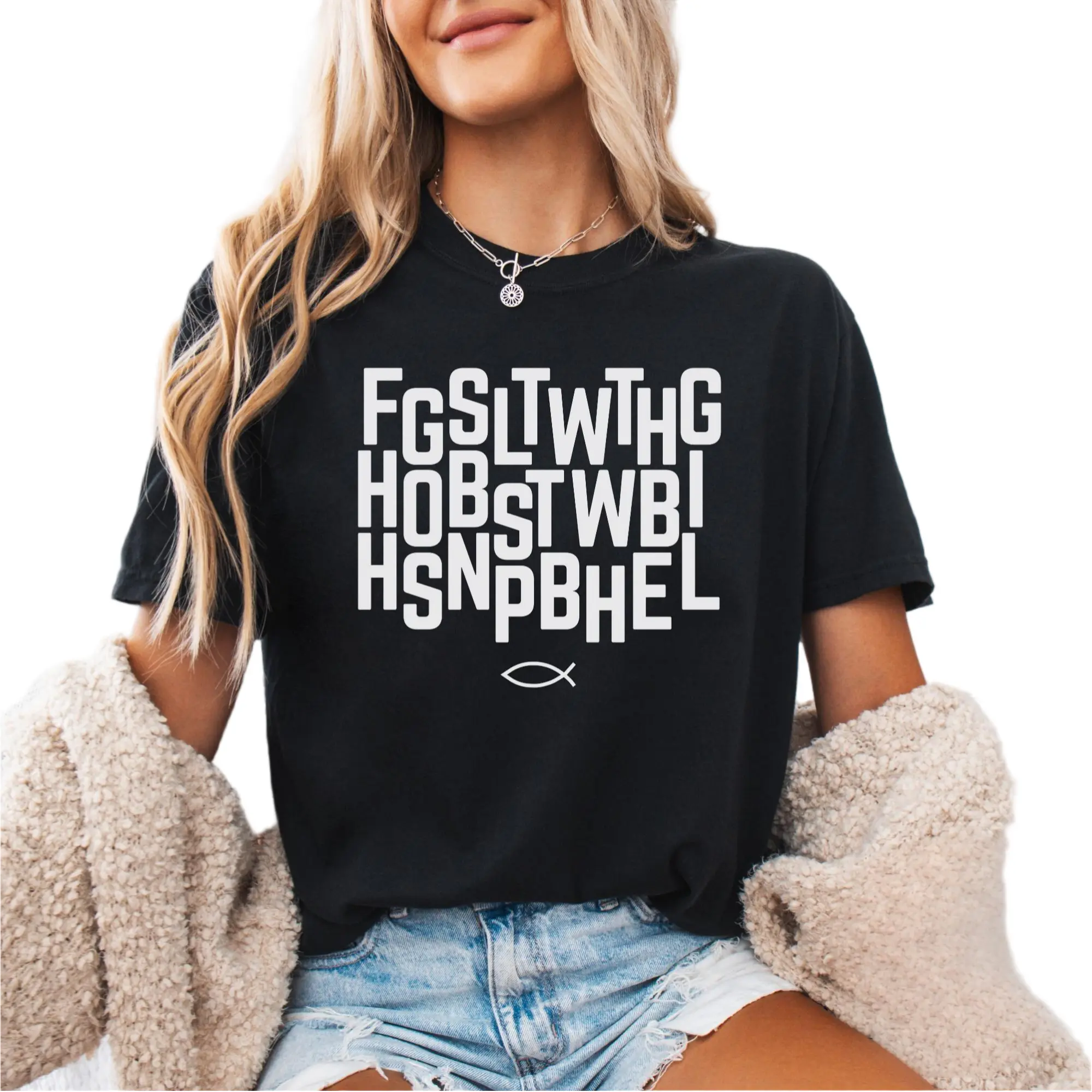 John 3 16 Acronym Shirt For God So Loved The World Tee Modern Bible Verse Tshirt Minimalist Gospel Graphic Christian Witness Top Faith Shirt