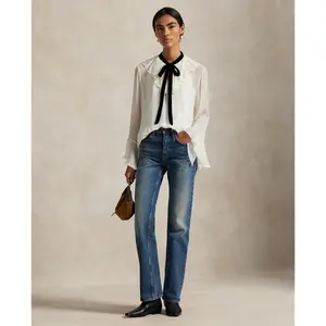 Polo Ralph Lauren - Tie-Neck Georgette Shirt