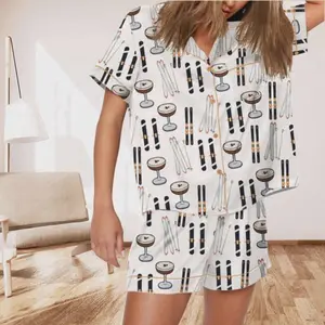 Apres Ski Espresso Martini Girls Pajama Set - Cozy Sleepwear for Espresso Martini Lovers