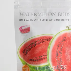 Butterfields Watermelon Buds Hard Candy with a Juicy Watermelon Twist Gluten Free Snack