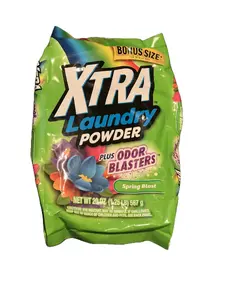 Xtra Laundry Powder Spring Blaster Scented Odor Blasters Bonus Size 20 oz Detergent