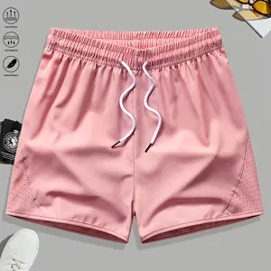 Women’s solid-color casual shorts, soft and comfortable material, suitable for everyday wear, yoga, fitness, and running; women’s shorts, summer clothing, womenswear