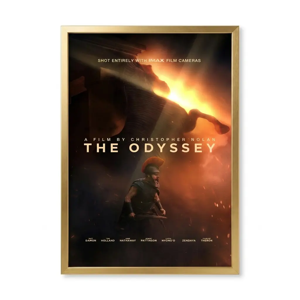 The Odyssey Movie Poster | Canvas Wall Art | Limited Collection | Unframed Print | Home Decor | Gift Idea
