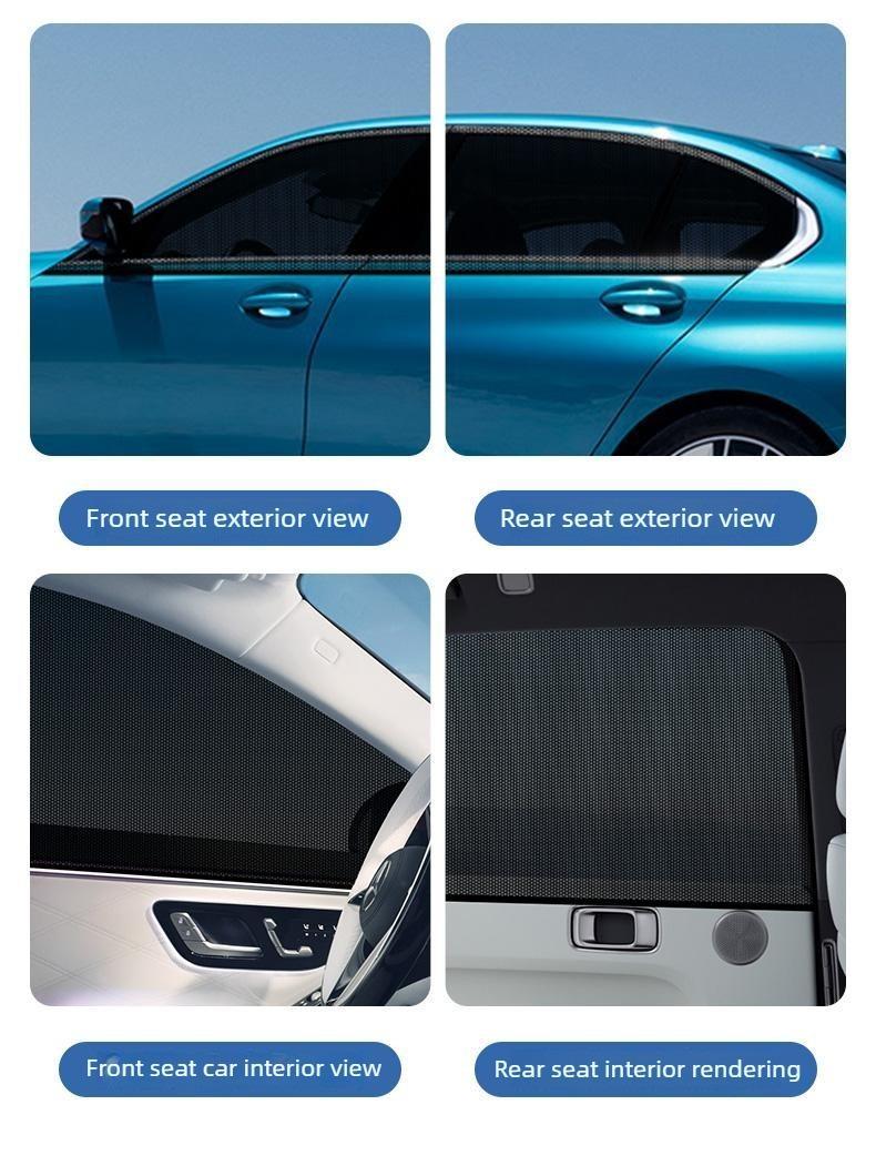 Car anti‑mosquito screen/net, car sunshade curtain, window mosquito net, insect‑proof car curtain, mosquito net for car glass, privacy window mesh