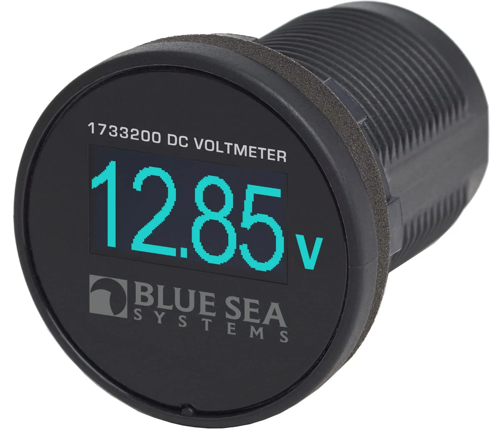 Blue Sea Systems 1733200 Mini OLED DC Voltmeter, Blue