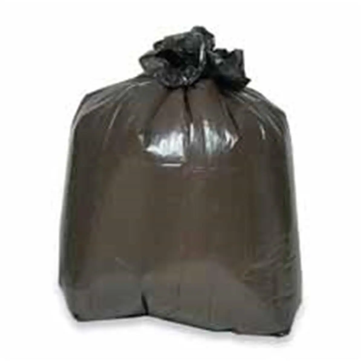 212 MAIN Disposable 2-Ply Plastic Durable Trash Bags, 16 Gal Trash Pack, 24in.x31in Leak-Proof Flat Bottom Waste Bags, 100-Count Convenience Pack (Brown-Black), Durable Trash Bag