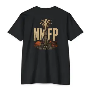 Men's NMFP Oil Derrick Graphic Short-Sleeve Tee, Casual Menswear Top | Off The Clock