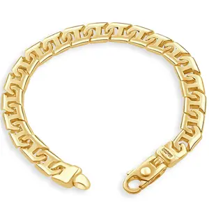 Men's Link 14k Gold (36gram) or Platinum (59gram) Bracelet 8.5" Men's Link 14k Gold (36gram) or Platinum (59gram) Bracelet 8.5"