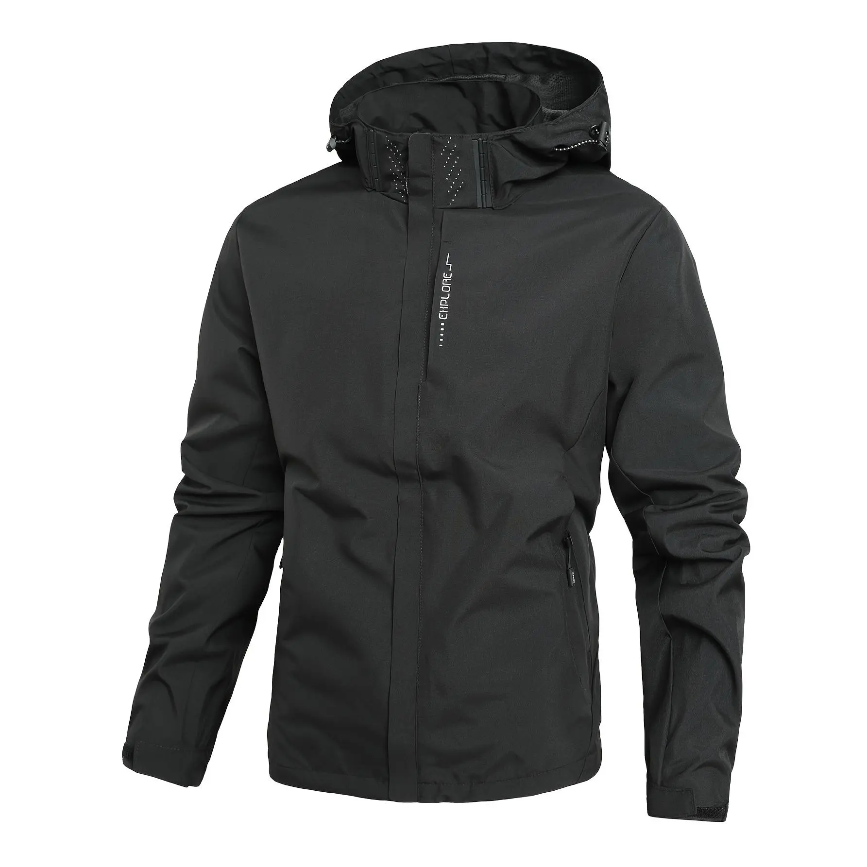 Men'S Loose Outdoor Cycling Casual Fashion Hooded Sweatshirt Windbreaker Jacke