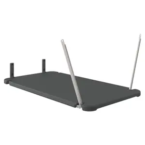 Suncast Vertical Shed Shelf Kit Space Saving Hanging Loft Outdoor Storage, Black