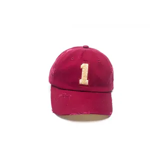 Kappa Alpha Psi Crimson Chenille Cap with Line Number