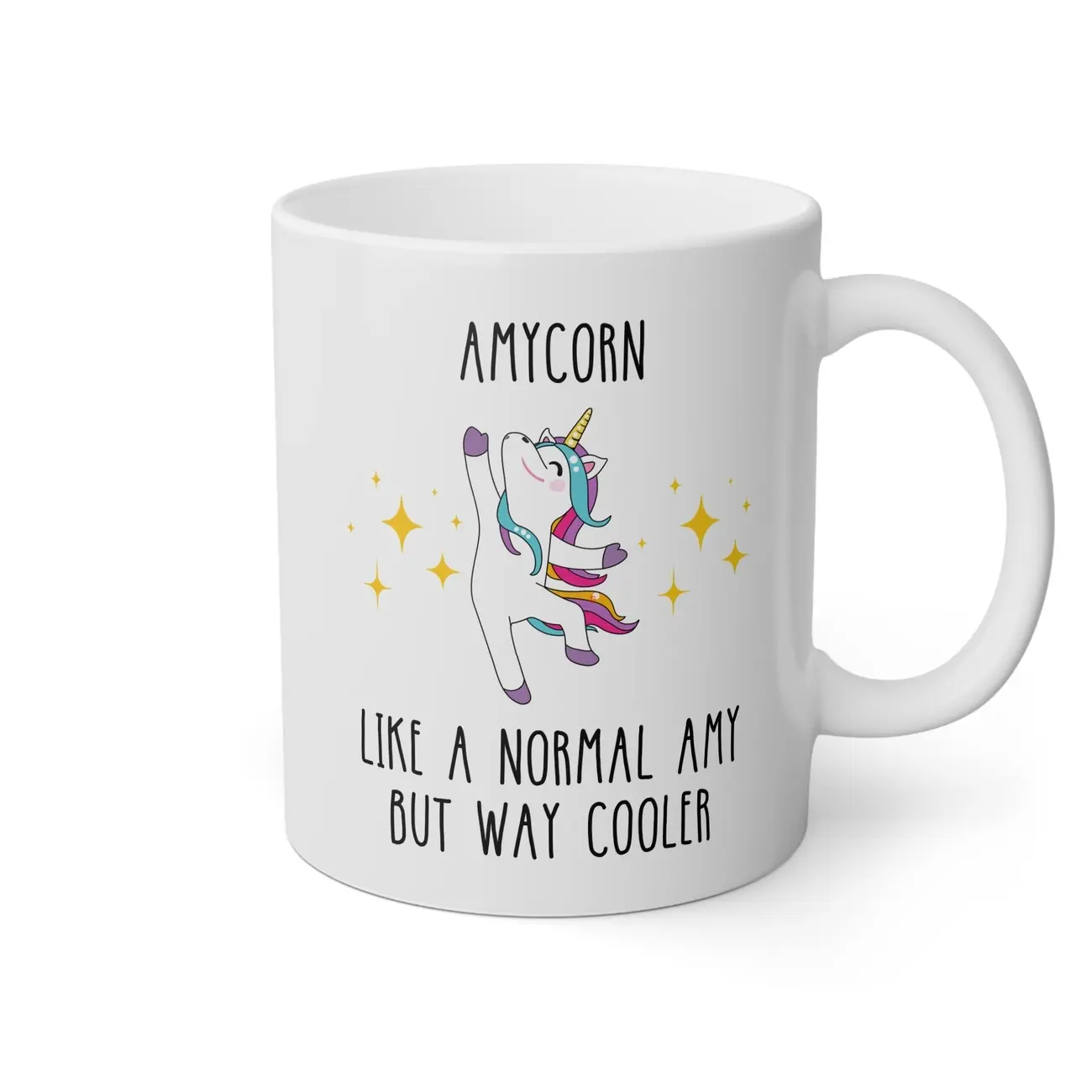 Personalized Unicorn Custom Name Gift for Aunt Coffee Mug VIM