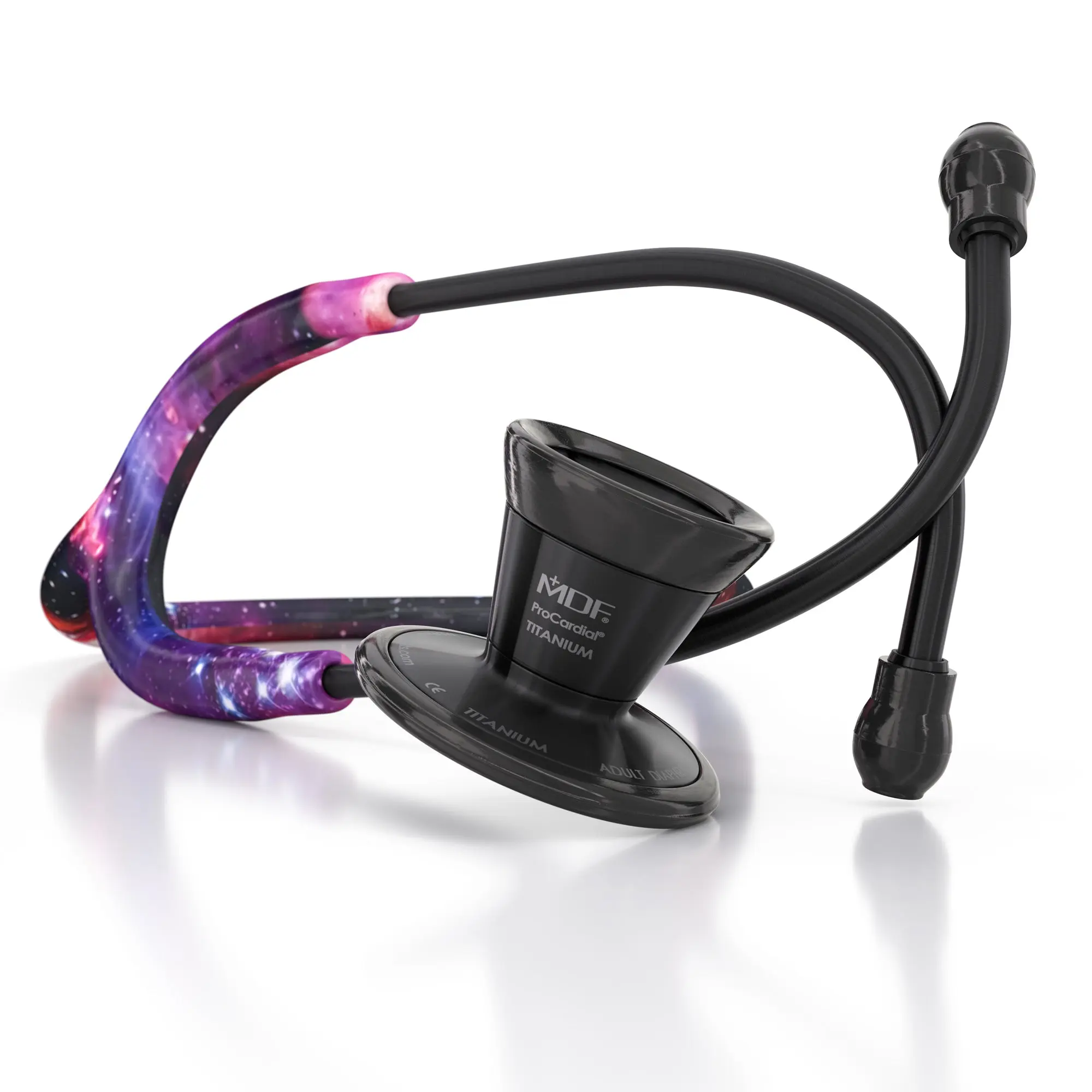 ProCardial® Titanium Cardiology Stethoscope - Galaxy/BlackOut