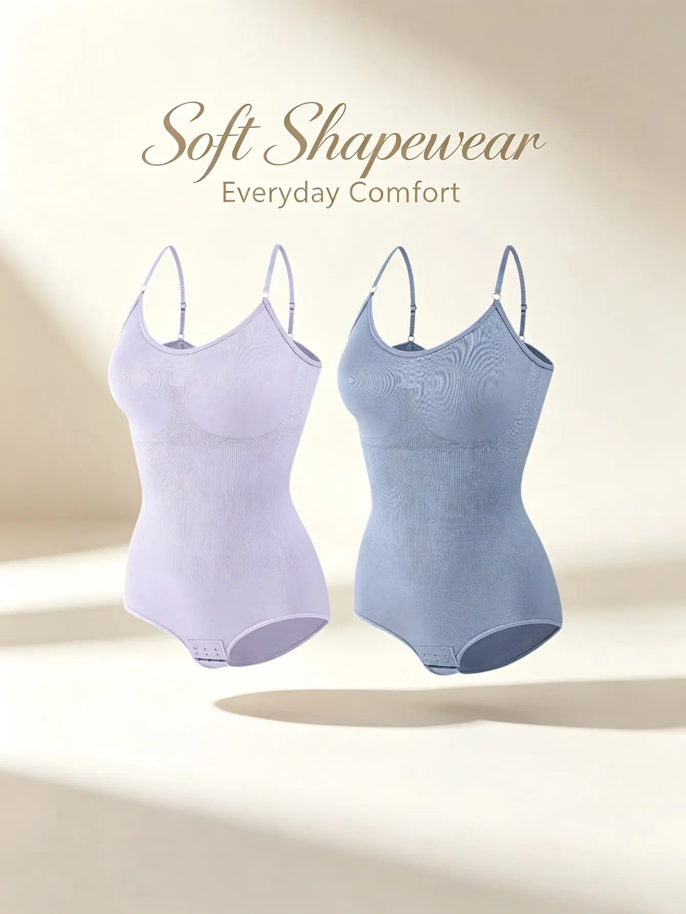 3-Pack Women Seamless Bodysuits, High Elastic Breathable Tummy Control Butt Lifting, Smooth Fabric For Daily & Workout Wear