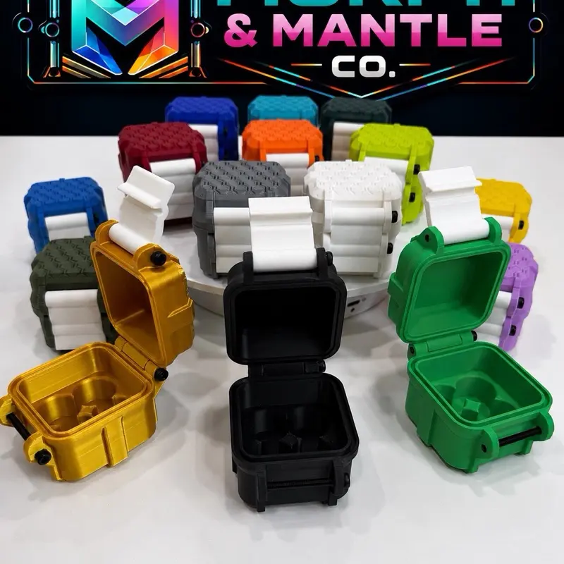 Peptide Vial Storage Case, Portable Travel Organizer for 4 x 3ml Vials