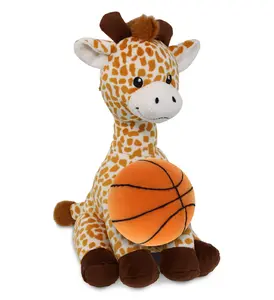 DOLLIBU 10" Giraffe Plush Toy - Personalizable Name, Fluffy Stuffed Toys, Soft Polyester Stuffed Animal for Kids