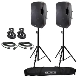 Gemini AS-2115BT Active 15" Loudspeaker Duo Package