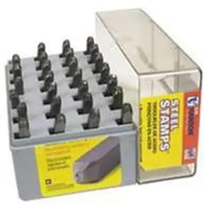 Ch Hanson Company Stamp Letter Kit 1/8In Steel 20200