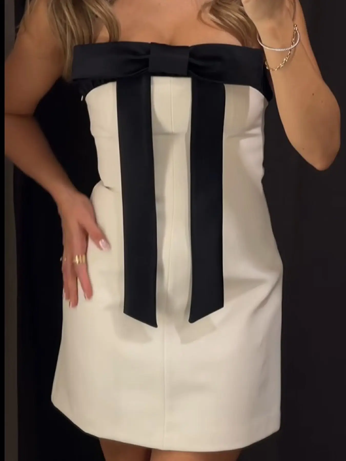 Corset Bow Black White Dress Woman Strapless Sexy Evening Party Dresses Fitted Backless Short Night Dresses Sleeveless Elegant Cocktail Dresses Ladies - TikTok Shop Corset Bow Black White Dress Woman Strapless Sexy Evening Party Dresses Fitted Backless Short Night Dresses Sleeveless Elegant Cocktail Dresses Ladies - TikTok Shop